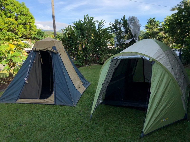 large tents setup